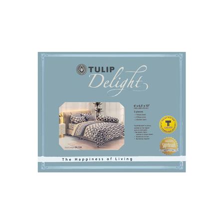 ชุดผ้าปูที่นอน 6 ฟุต (ชุด 5 ชิ้น) TULIP DELIGHT 60012-DL128_3