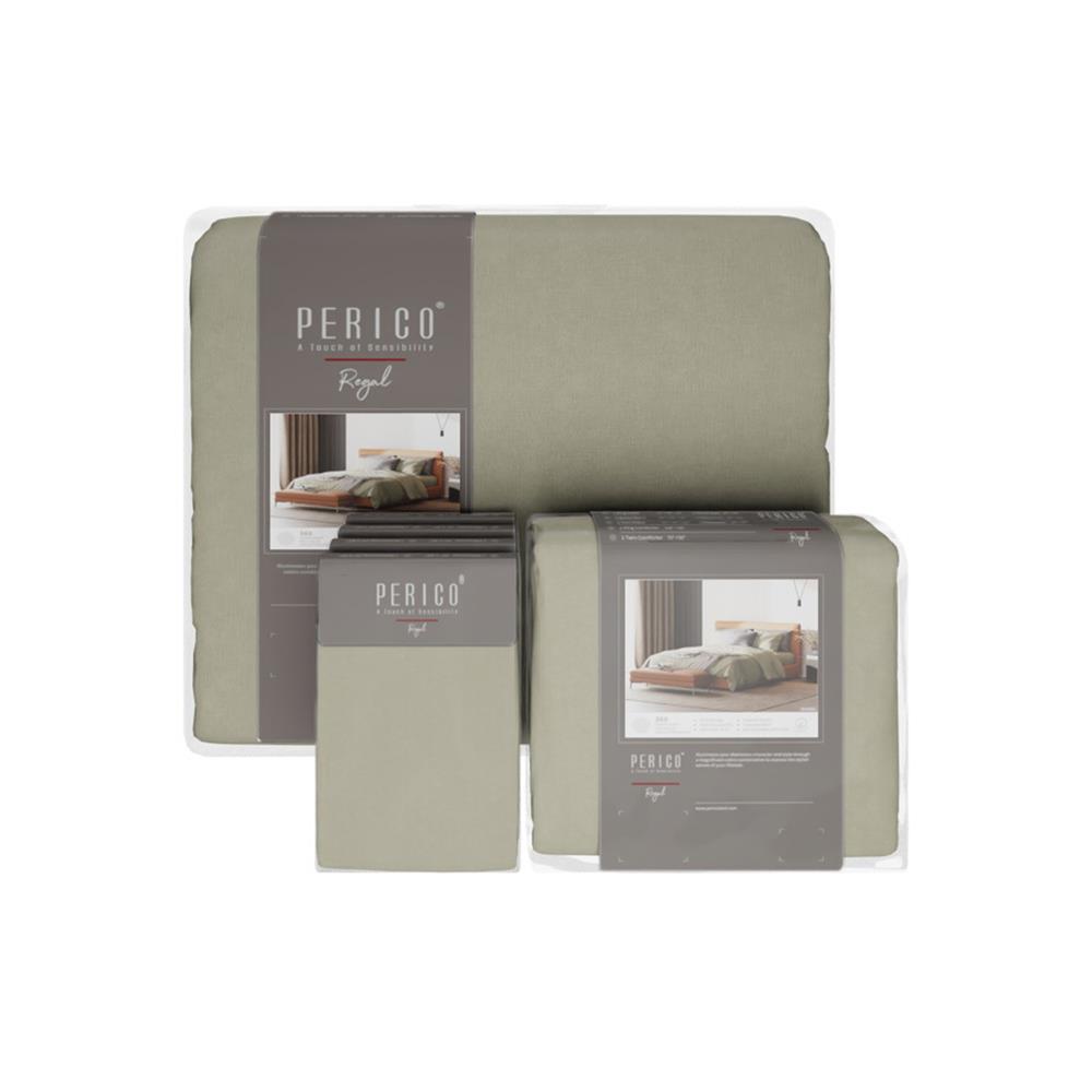 ชุดผ้าปูที่นอน 5 ฟุต (ชุด 6 ชิ้น)  PERICO REGAL SOLID RS096