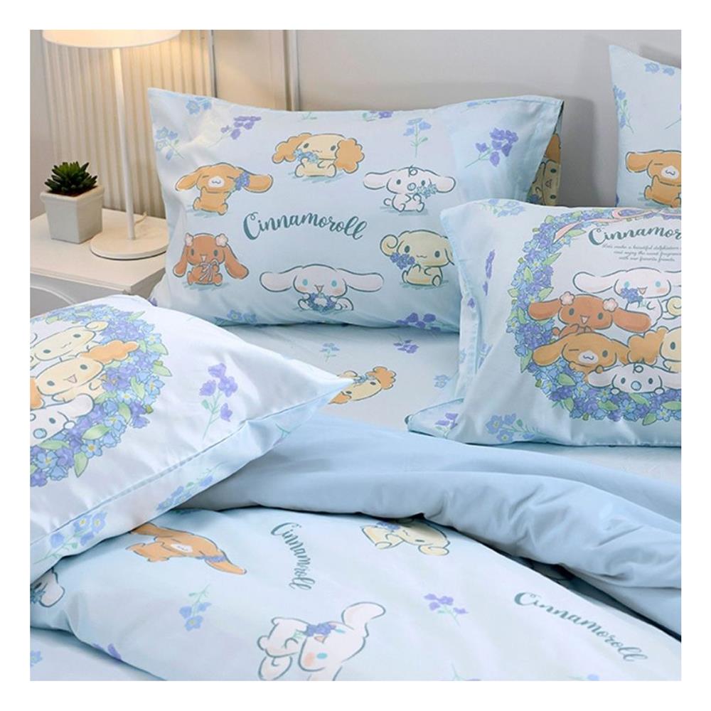 ชุดผ้าปูที่นอน 6 ฟุต (ชุด 5 ชิ้น) JESSICA CINNAMOROLL 20164-T024