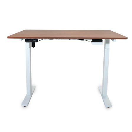 โต๊ะปรับระดับไฟฟ้า BEWELL TBS06-TOP07 150 ซม. สีขาว/น้ำตาล_1