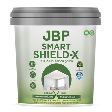 สีทาฝ้า JBP SMART SHIELD-X 2IN1 สีเทา 2.5 แกลลอน_0