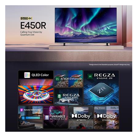 ทีวีคิวแอลอีดี 85 นิ้ว TOSHIBA (4K, QLED, VIDAA) 85E450RP_4