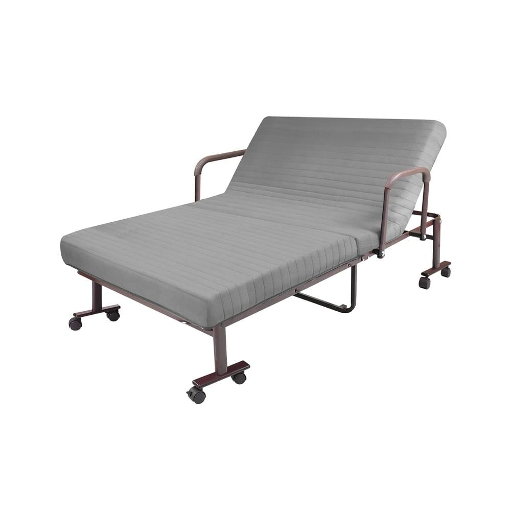 เตียงพับพร้อม TOPPER THAIBULL OLT247-90BLH สีเทา_1