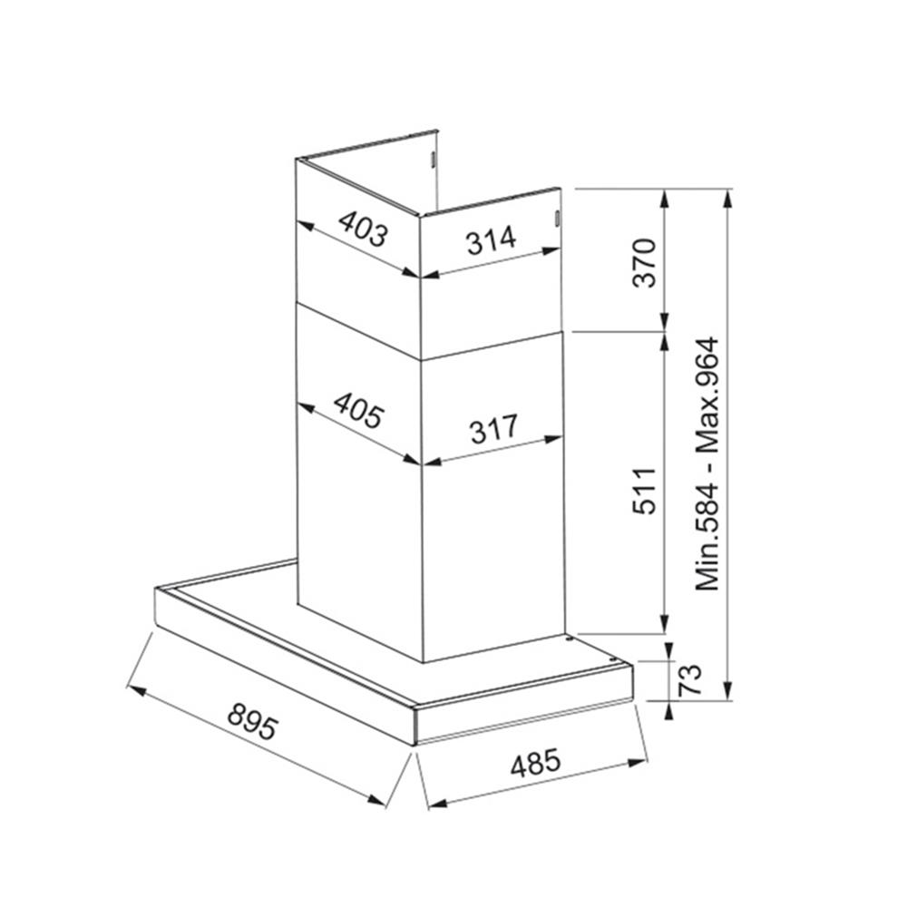 เตาฝัง+เครื่องดูดควัน FRANKE FG8318NX+FT960NX