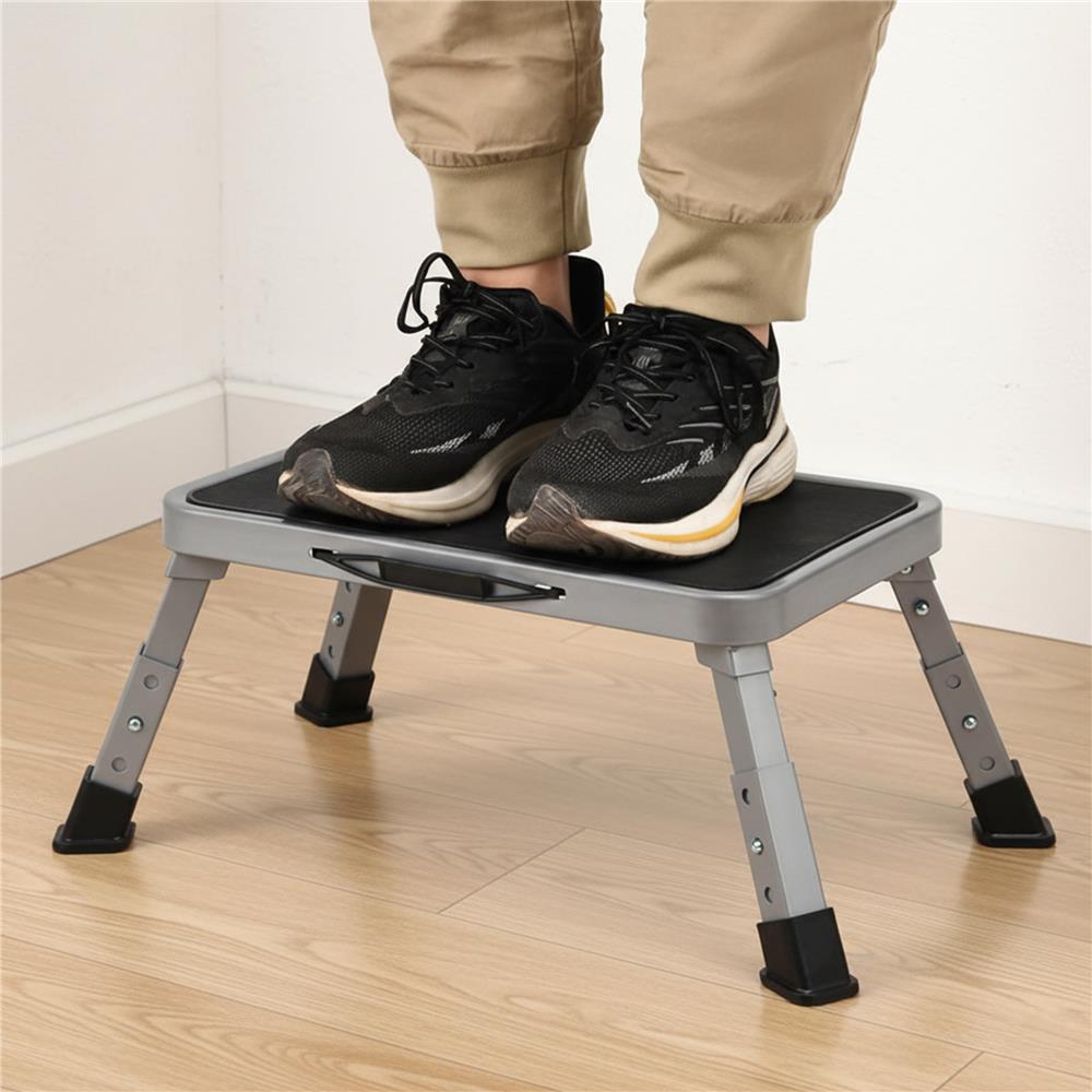 บันได STEP 1 ขั้น BARCO สีเทา-ดำ