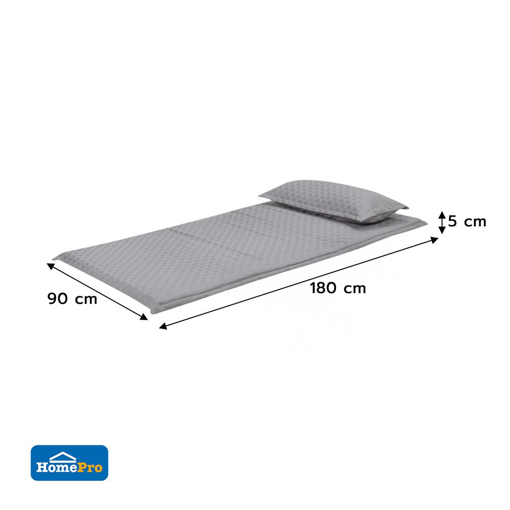 ที่นอนปิกนิก SNAZZ WAFFLE 90x180 ซม. สี GREY