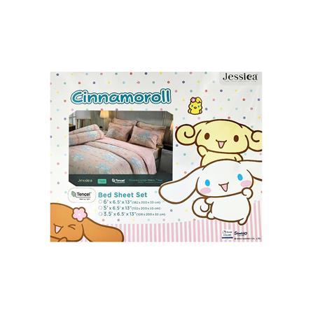 ชุดผ้าปูที่นอน 5 ฟุต (ชุด 5 ชิ้น) JESSICA CINNAMOROLL 20165-T025_3