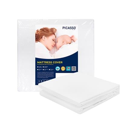 ผ้ารองกันเปื้อน 5 ฟุต PICASSO กันน้ำ FIT สีขาว_3