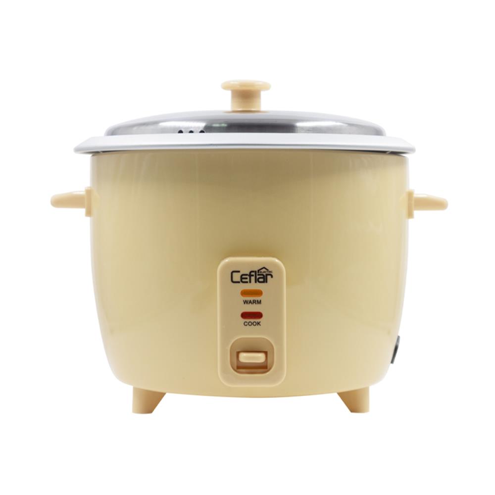 หม้อหุงข้าวธรรมดา CEFLAR CR-185 1.8 ลิตร สีเหลือง