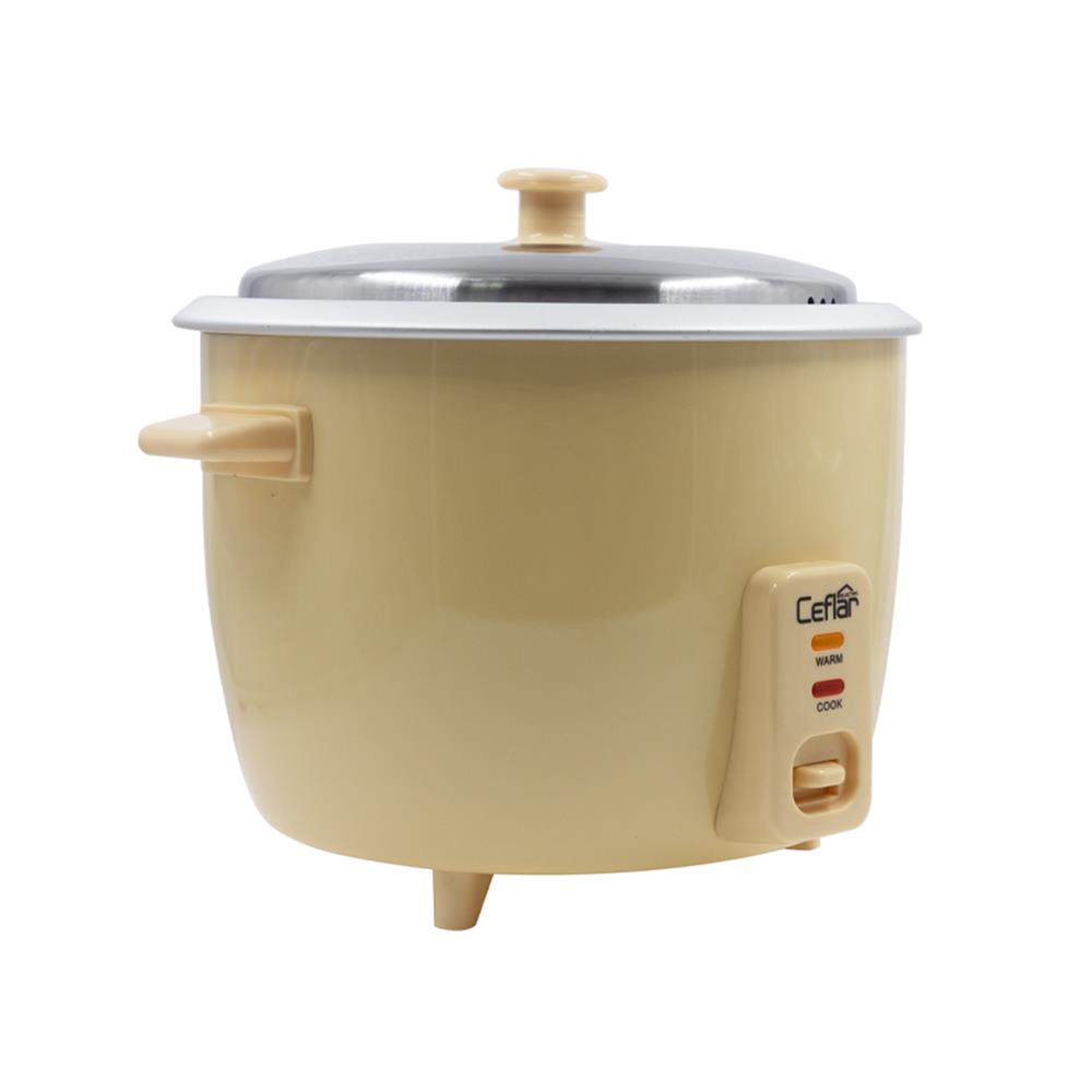หม้อหุงข้าวธรรมดา CEFLAR CR-185 1.8 ลิตร สีเหลือง