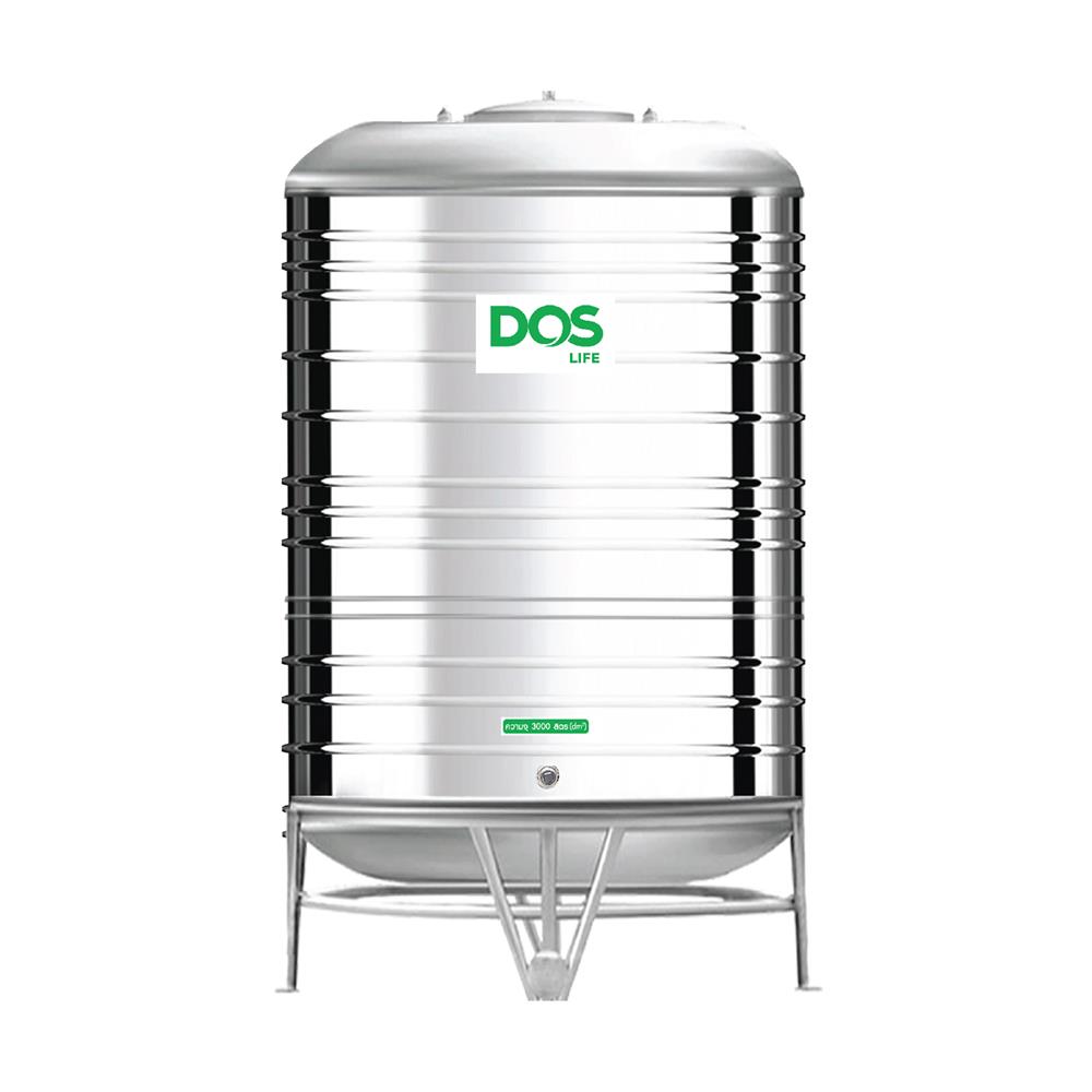 ถังเก็บน้ำสเตนเลส DOS ECO-05/GD-3000L 3000 ลิตร