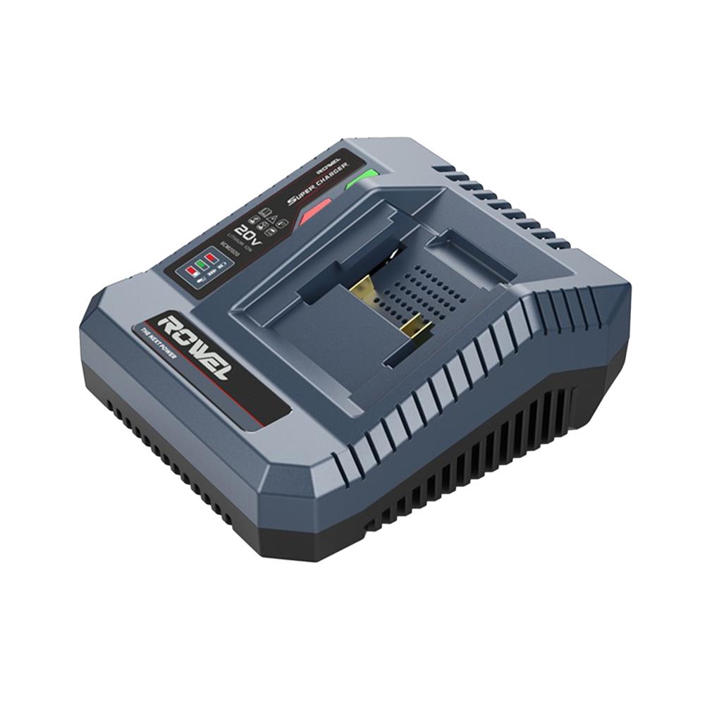 แท่นชาร์จแบตเตอรี่ 1 ช่อง ROWEL RW-PT-TA-BCU2040 20 โวลต์ 4.0 แอมแปร์