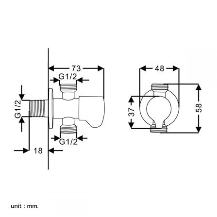 สต๊อปวาล์ว RASLAND STP-BK-3WAY ดำ_4