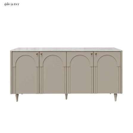 ตู้เตี้ย 4 บานเปิด SB FURNITURE FAY 19244778 169 ซม. สี PASTELA CREAM_1