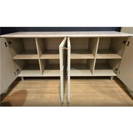 ตู้เตี้ย 4 บานเปิด SB FURNITURE FAY 19244778 169 ซม. สี PASTELA CREAM_4