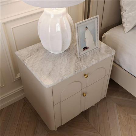 โต๊ะข้างเตียง SB FURNITURE FAY 19244777 55 ซม. สี PASTELA CREAM_3