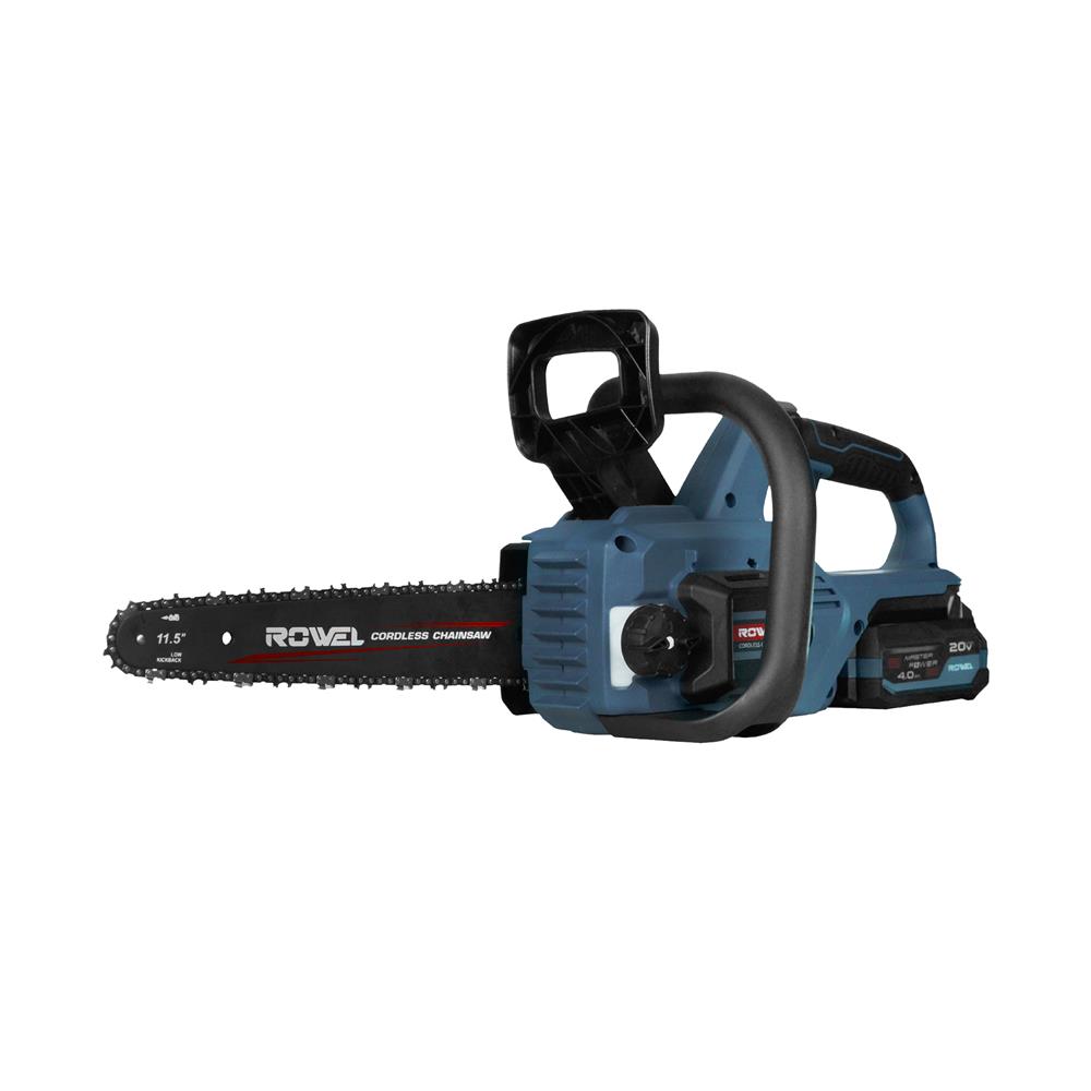 เลื่อยโซ่ไร้สาย (พร้อมแบตเตอรี่) ROWEL DSH120 11.5 นิ้ว 20 โวลต์