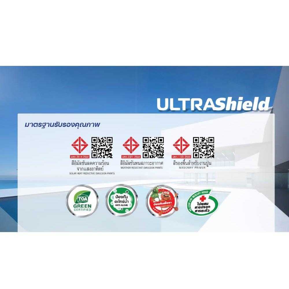 สีน้ำทาภายใน-ภายนอก ชนิดกึ่งเงา TOA ULTRASHIELD EXPERT BASE D 9 ลิตร