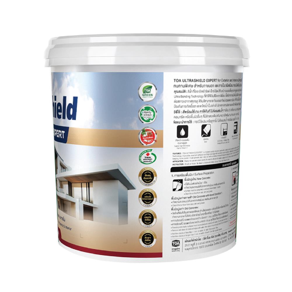 สีน้ำทาภายใน-ภายนอก ชนิดเนียน TOA ULTRASHIELD EXPERT BASE C 9 ลิตร