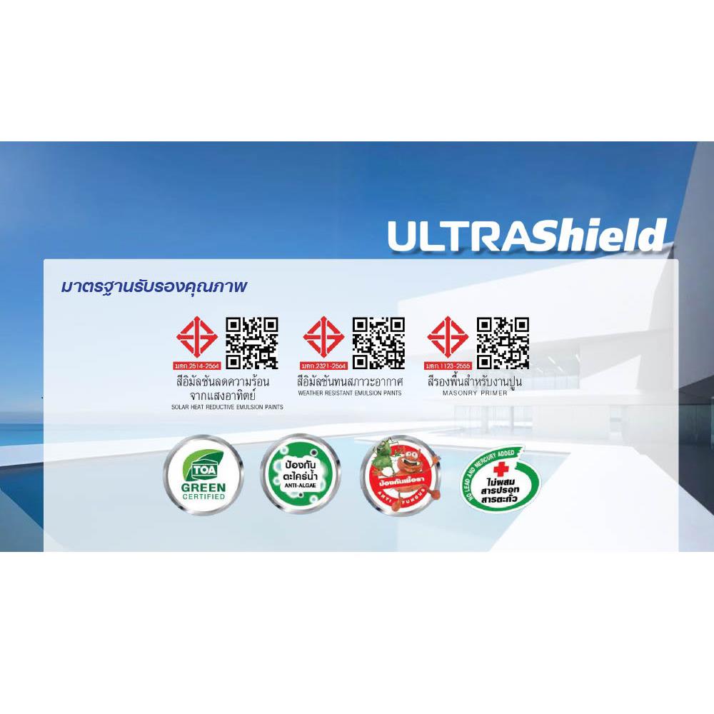 สีน้ำทาภายใน-ภายนอก ชนิดเนียน TOA ULTRASHIELD EXPERT BASE C 9 ลิตร