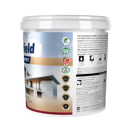 สีน้ำทาภายใน-ภายนอก ชนิดเนียน TOA ULTRASHIELD EXPERT BASE C 9 ลิตร_1
