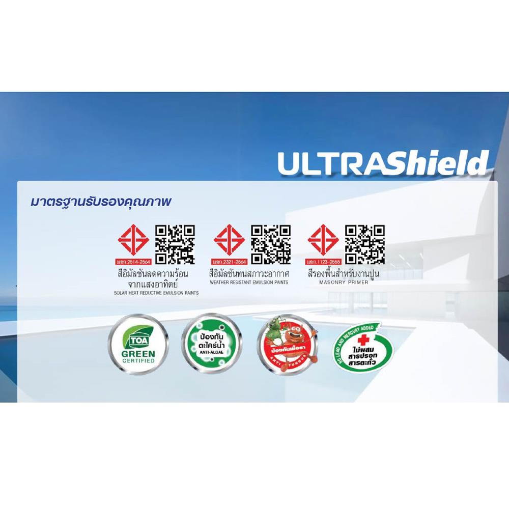 สีน้ำทาภายใน-ภายนอก ชนิดเนียน TOA ULTRASHIELD EXPERT BASE C 1 แกลลอน