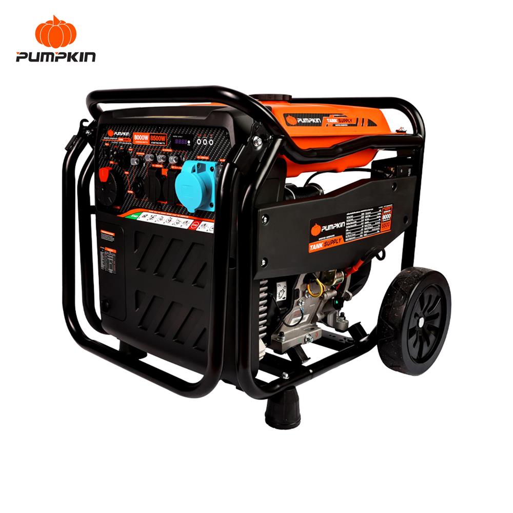 เครื่องกำเนิดไฟฟ้าเบนซิน PUMPKIN INVERTER Open Type PTT-G8580EiO 8.5 กิโลวัตต์