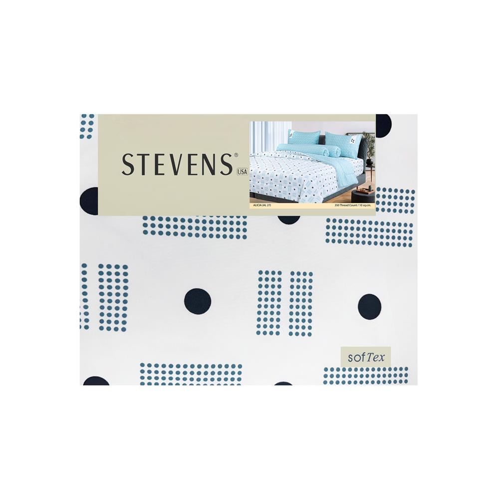 ชุดผ้าปูที่นอน 5 ฟุต (ชุด 5 ชิ้น) STEVENS SOFTEX AL27