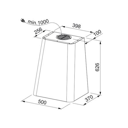 เครื่องดูดควันกระโจม FRANKE FSMD 508 WH 50 ซม._7