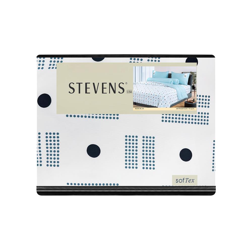 ชุดผ้าปูที่นอน 5 ฟุต (ชุด 6 ชิ้น) STEVENS SOFTEX AL27