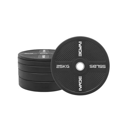ชุดแผ่นน้ำหนัก BUMPER PLATE รูขนาด 2 นิ้ว IVADE  5-25 กก._3