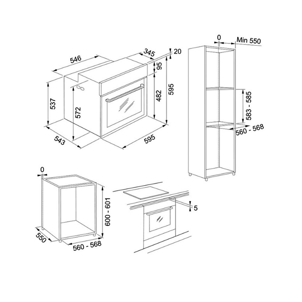 เตาอบฝังดิจิตอล FRANKE FMY 98 P BK