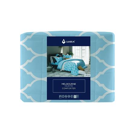 ผ้านวม LOTUS MELBOURNE L-MB 02B 100x90 นิ้ว สี BLUE_2