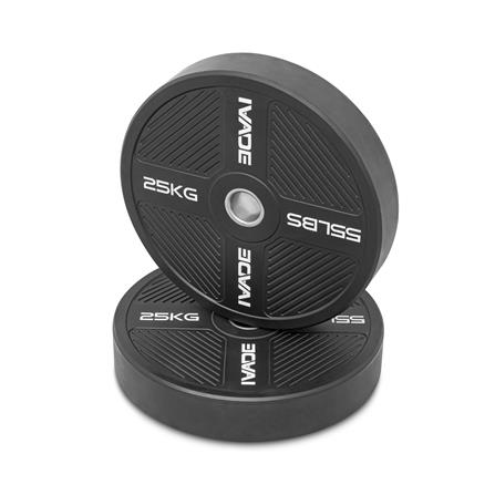 แผ่นน้ำหนัก BUMPER PLATE IVADE 25 กก. (2 ชิ้น)_2