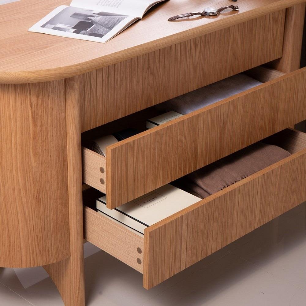 ตู้ลิ้นชัก 3 ลิ้นชัก SB FURNITURE WASIAN 19235663 140 ซม. สีวีเนียร์โอ๊ค