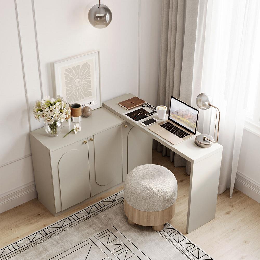 โต๊ะอเนกประสงค์ SB FURNITURE LUMA 19242246 225 ซม. สี PASTELA CREAM