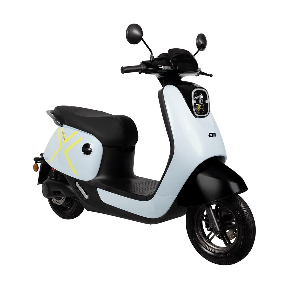 รถจักรยานยนต์ไฟฟ้า EM QAREZ 2000W สีฟ้า