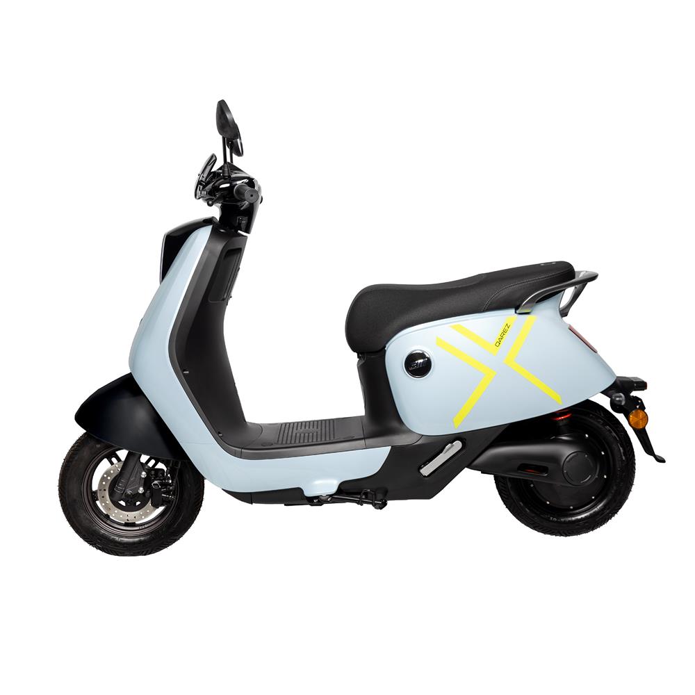 รถจักรยานยนต์ไฟฟ้า EM QAREZ 2000W สีฟ้า