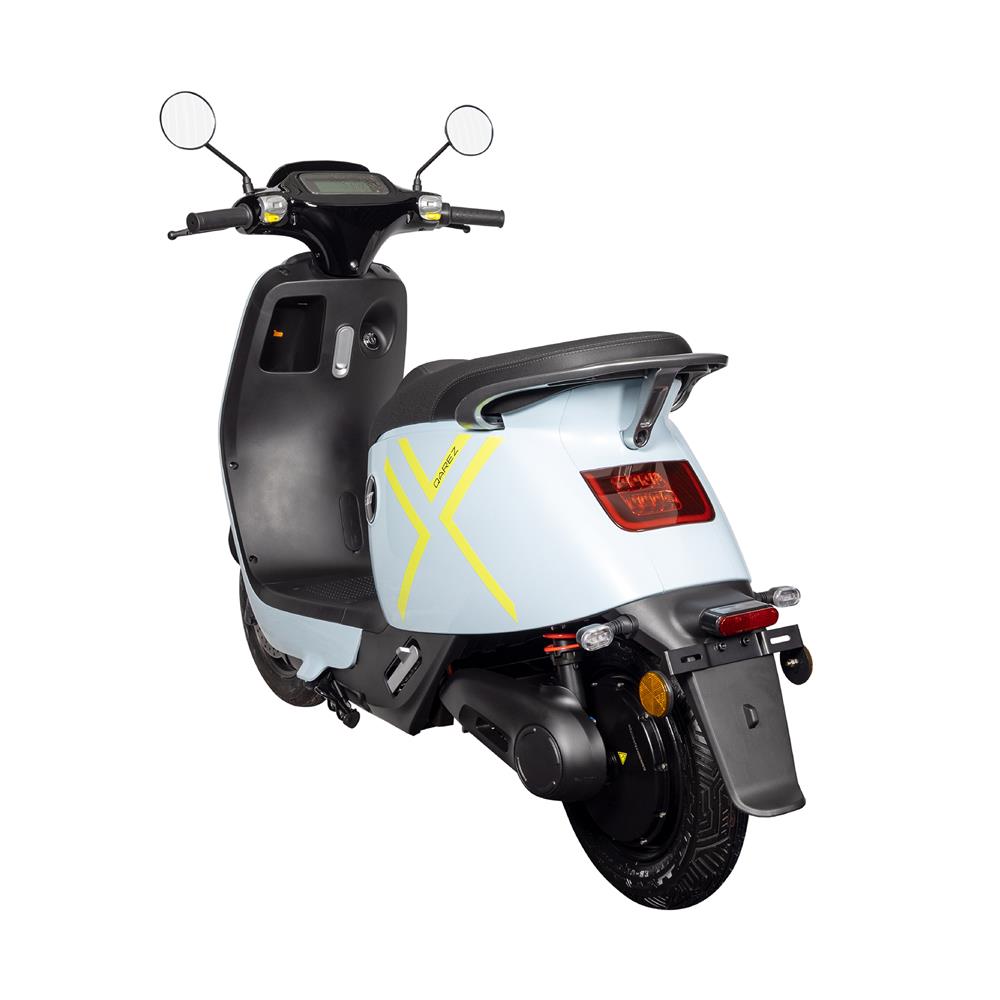 รถจักรยานยนต์ไฟฟ้า EM QAREZ 2000W สีฟ้า