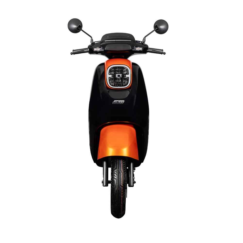 รถจักรยานยนต์ไฟฟ้า EM QAREZ 2000W สีดำ/ส้ม