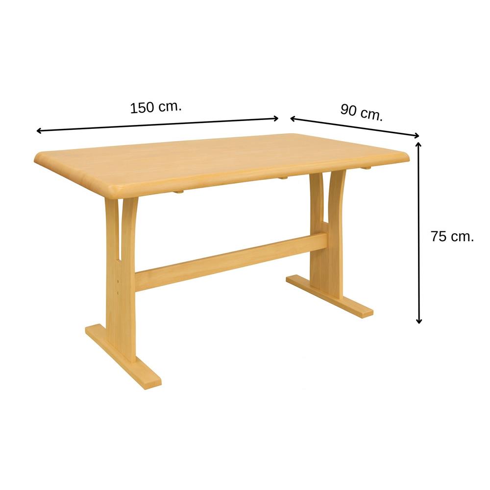 โต๊ะทานข้าว FURDINI HAVEN 150 ซม. สีเนเชอรัล