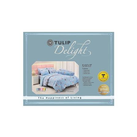 ชุดผ้าปูที่นอน 6 ฟุต (ชุด 5 ชิ้น) TULIP SEA 60111-DLD043_3