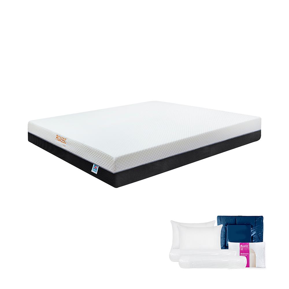 ที่นอน 6 ฟุต PICASSO LUXE (พร้อมชุดเครื่องนอน 11 ชิ้น)