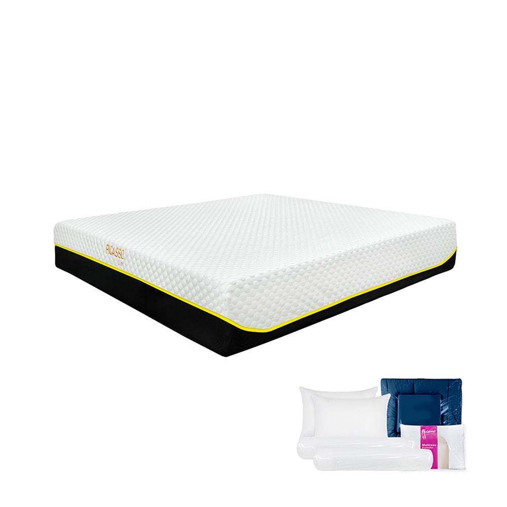 ที่นอน 6 ฟุต PICASSO LUNA (พร้อมชุดเครื่องนอน 11 ชิ้น)