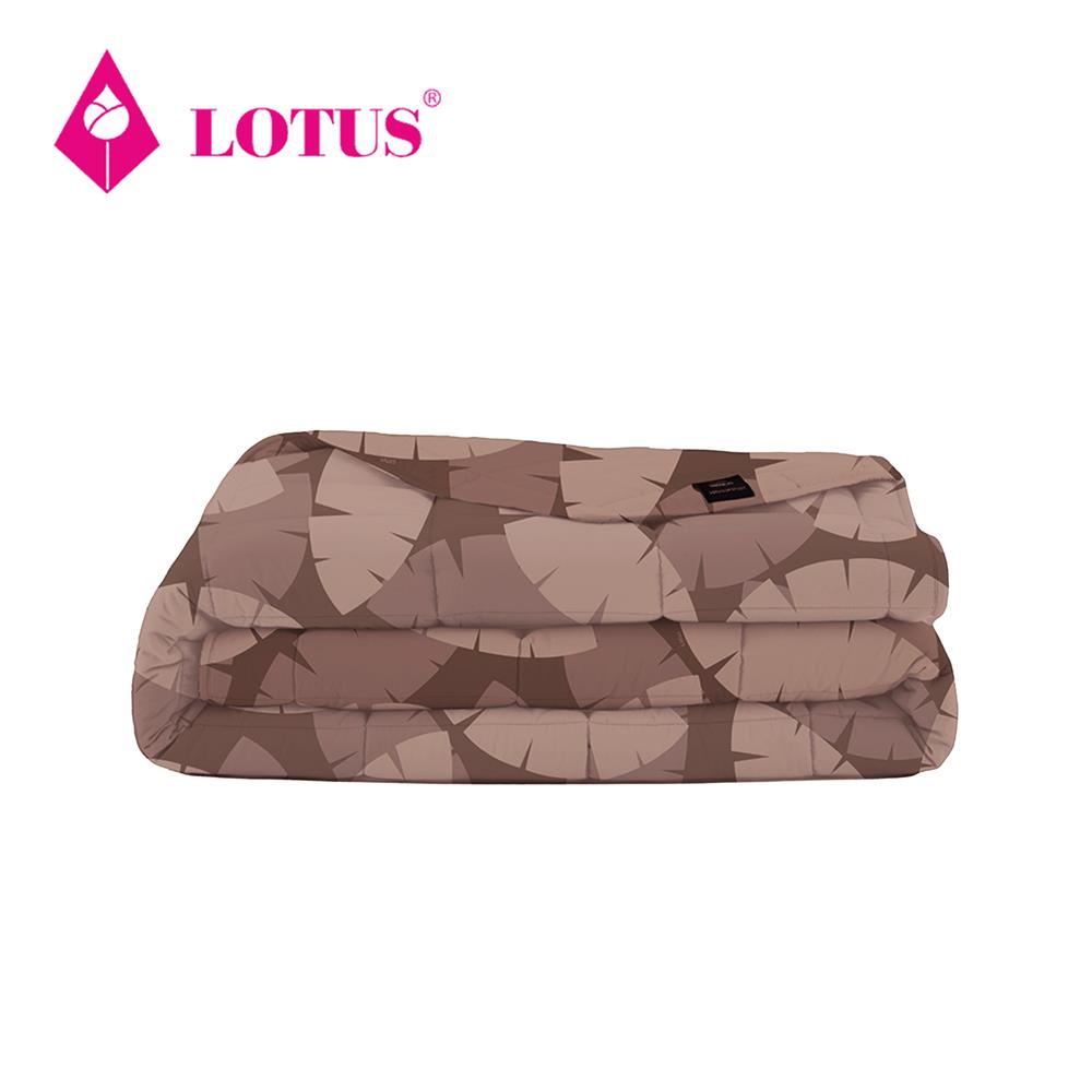 ผ้านวม LOTUS MELBOURNE L-MB 04A 100x90 นิ้ว สี BROWN