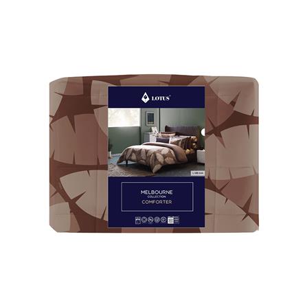 ผ้านวม LOTUS MELBOURNE L-MB 04A 100x90 นิ้ว สี BROWN_3