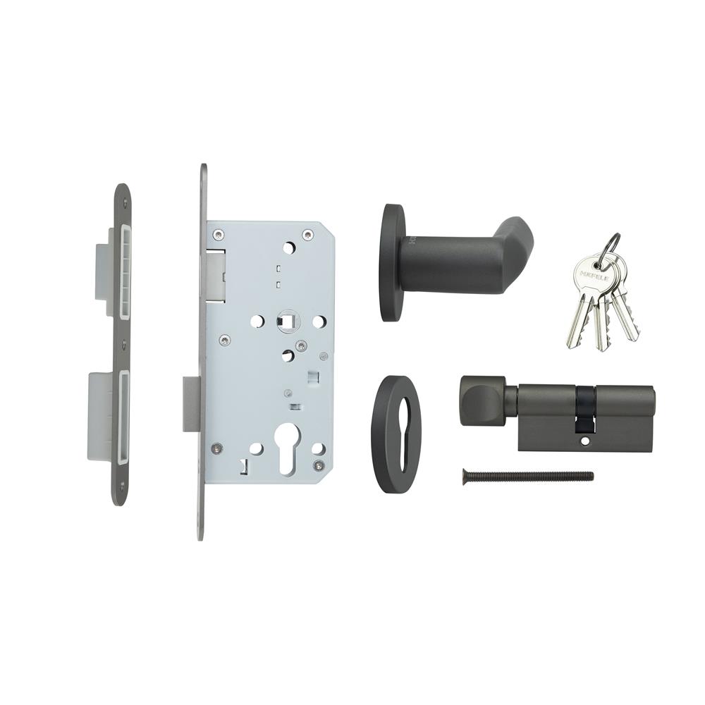 มือจับก้านโยกห้องทั่วไป MORTISE HAFELE 489.11.139 สีดำ