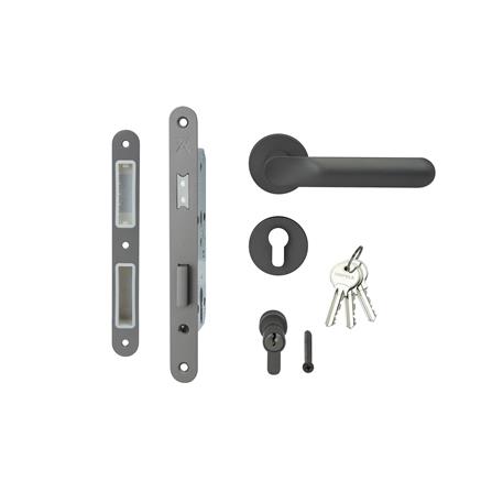 มือจับก้านโยกห้องทั่วไป MORTISE HAFELE 489.11.139 สีดำ_2