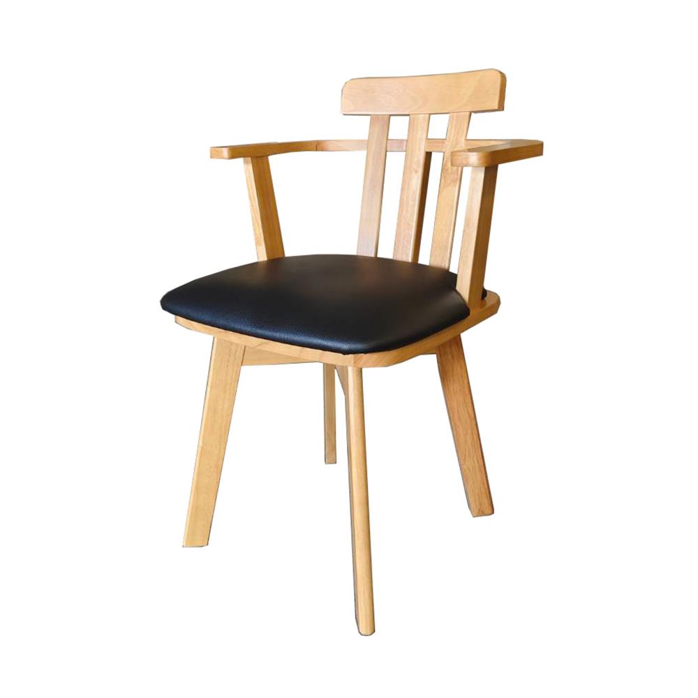 เก้าอี้ทานข้าวหมุนได้ FURDINI HAVEN สีเนเชอรัล/ดำ