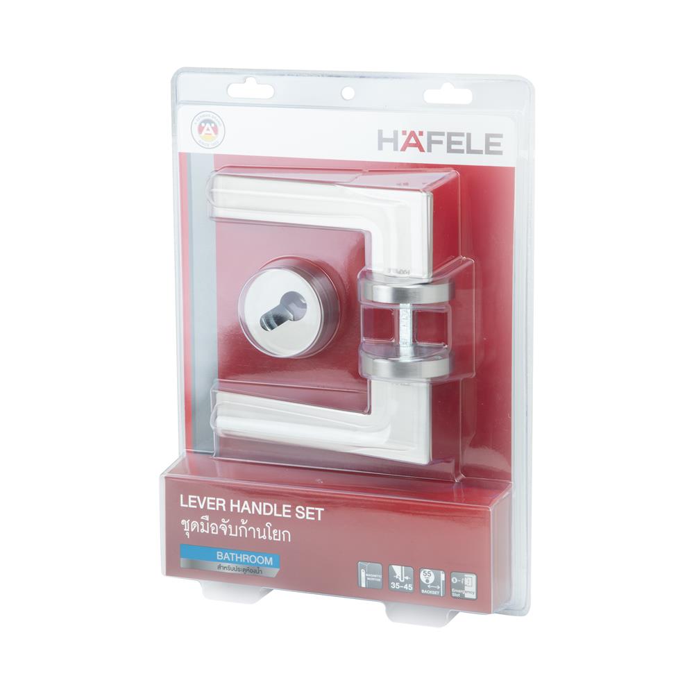 มือจับก้านโยกห้องน้ำ MORTISE HAFELE 489.11.132 สีสเตนเลส